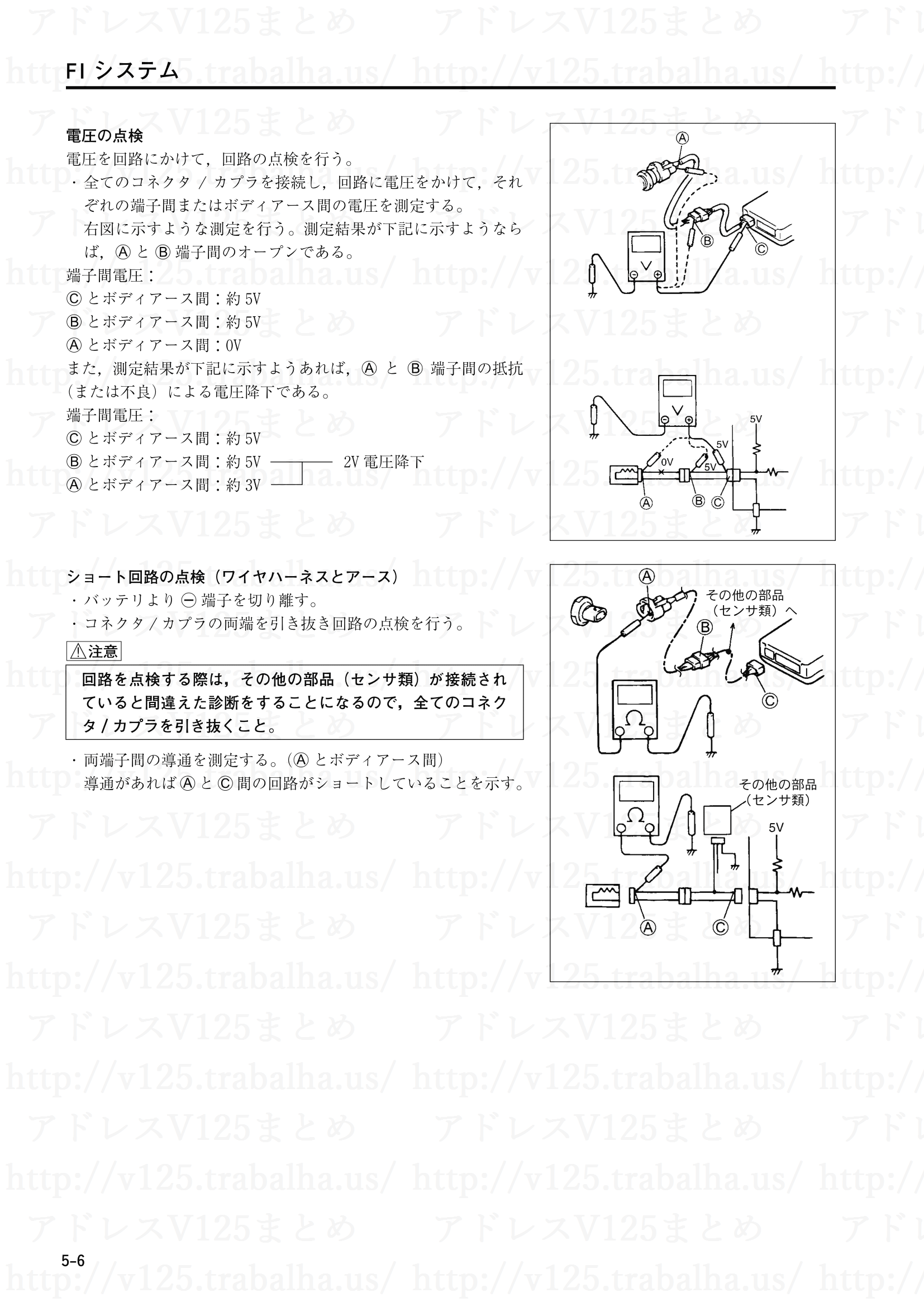 5-6【FIシステム】電圧の点検